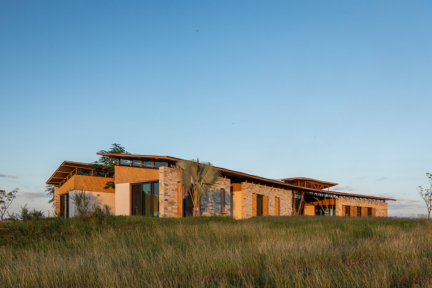 Housing in Mexico. Solar position, wind and trees as guidelines for the project