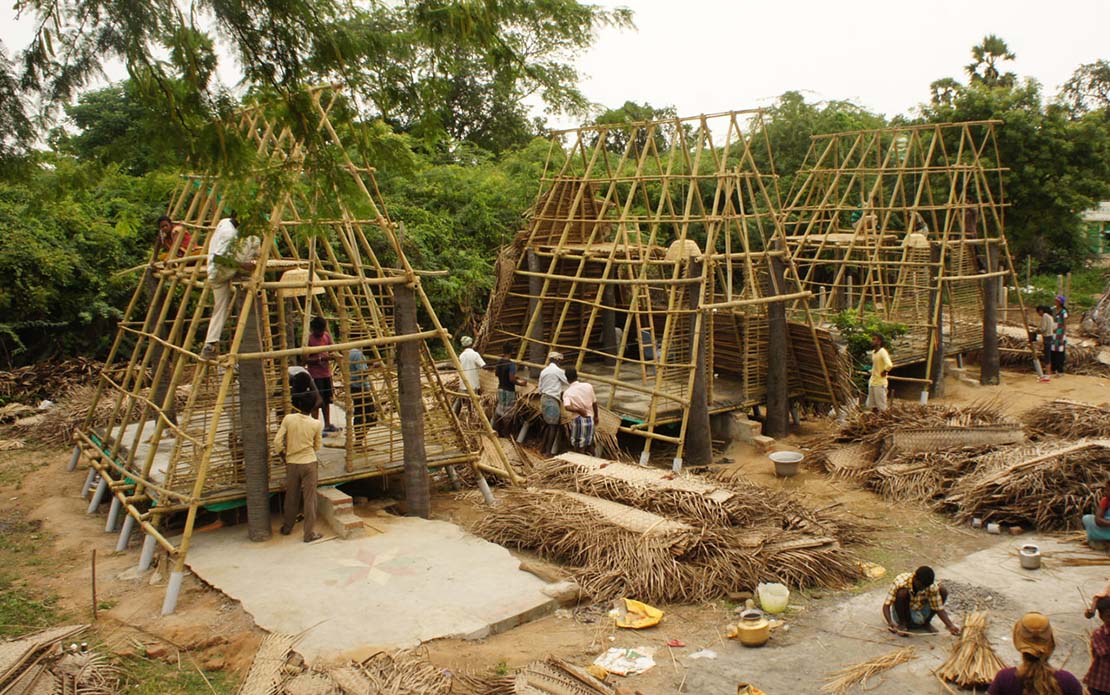 Flood-resistant homes and Community Education Center in Londor