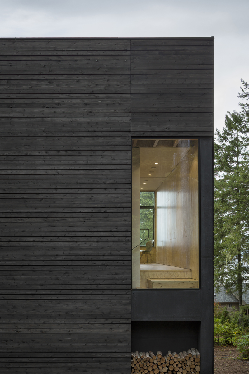 Wooden terrace over the landscape