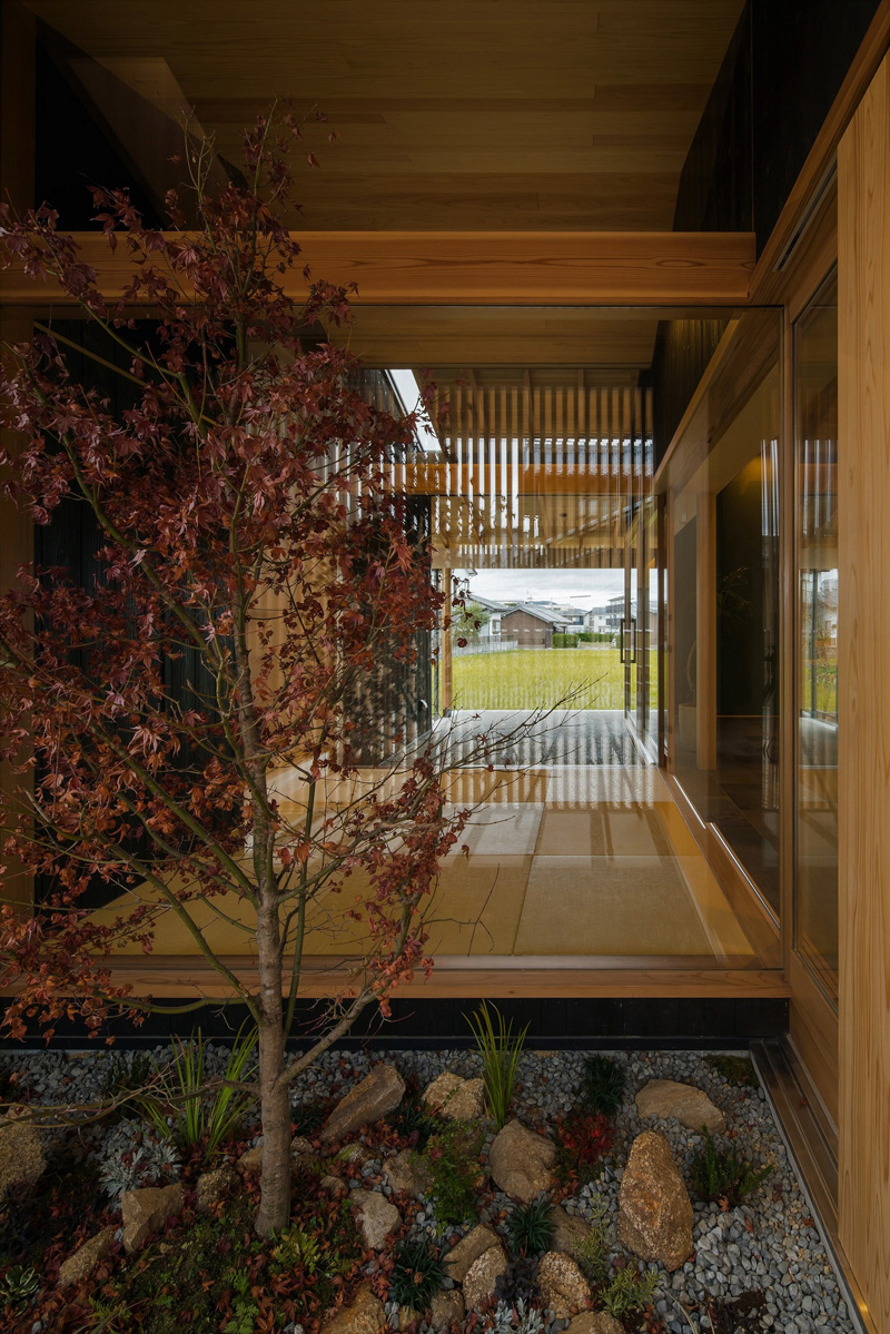 Home with great openness to the landscape