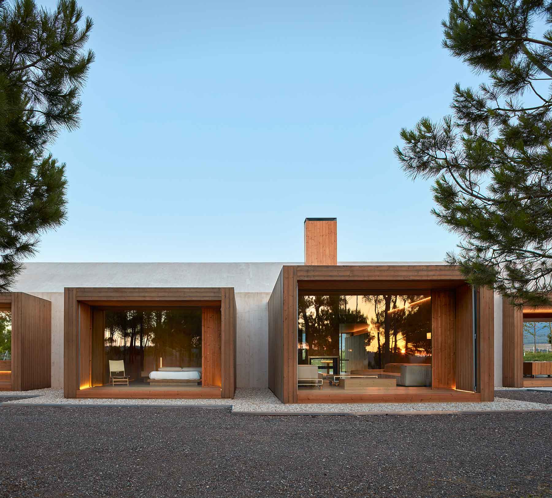 Cottage che richiama le forme tradizionali