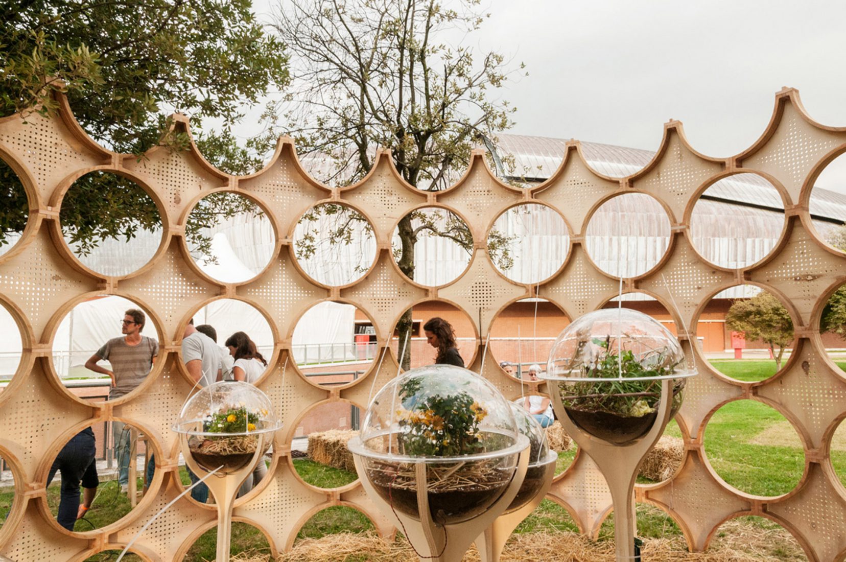 Insect pavilion in the open air