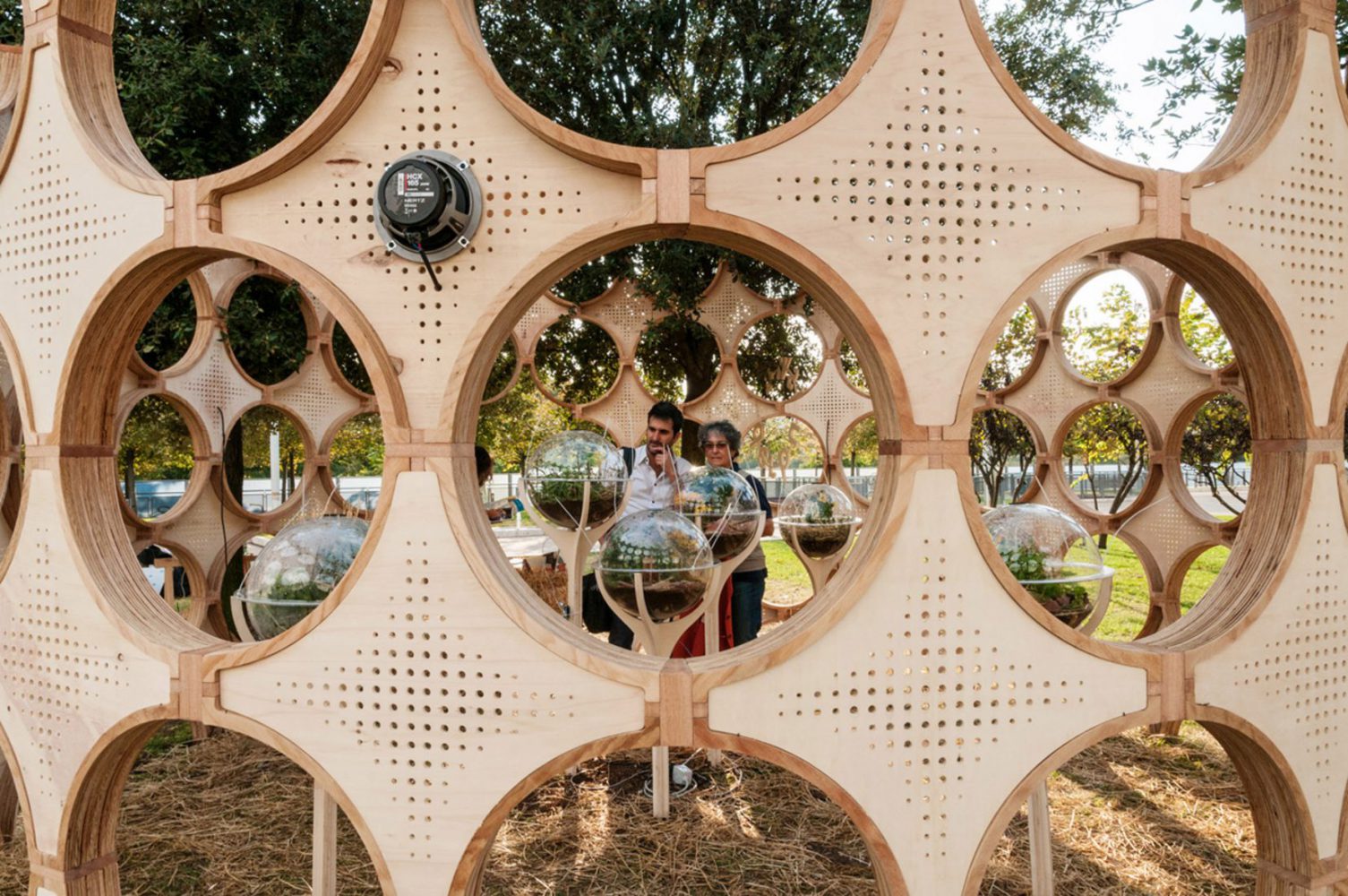 Insect pavilion in the open air