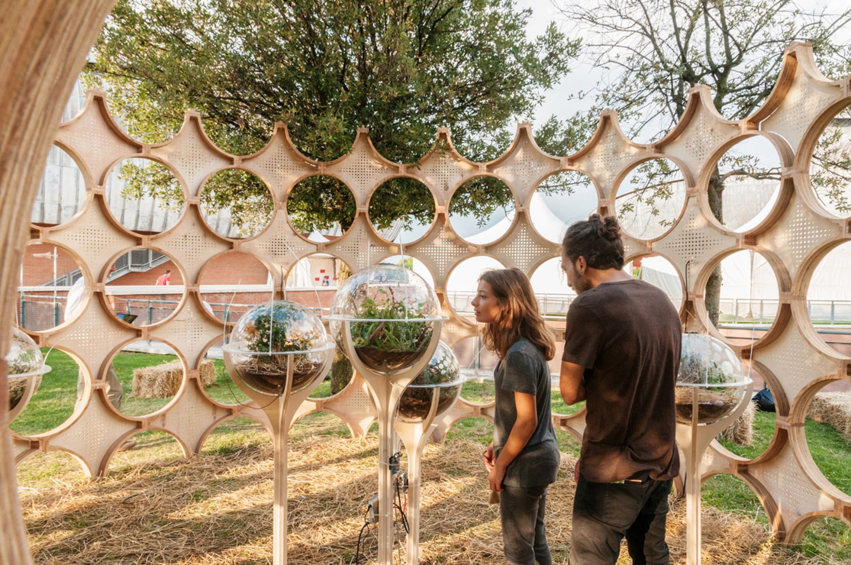 Insect pavilion in the open air