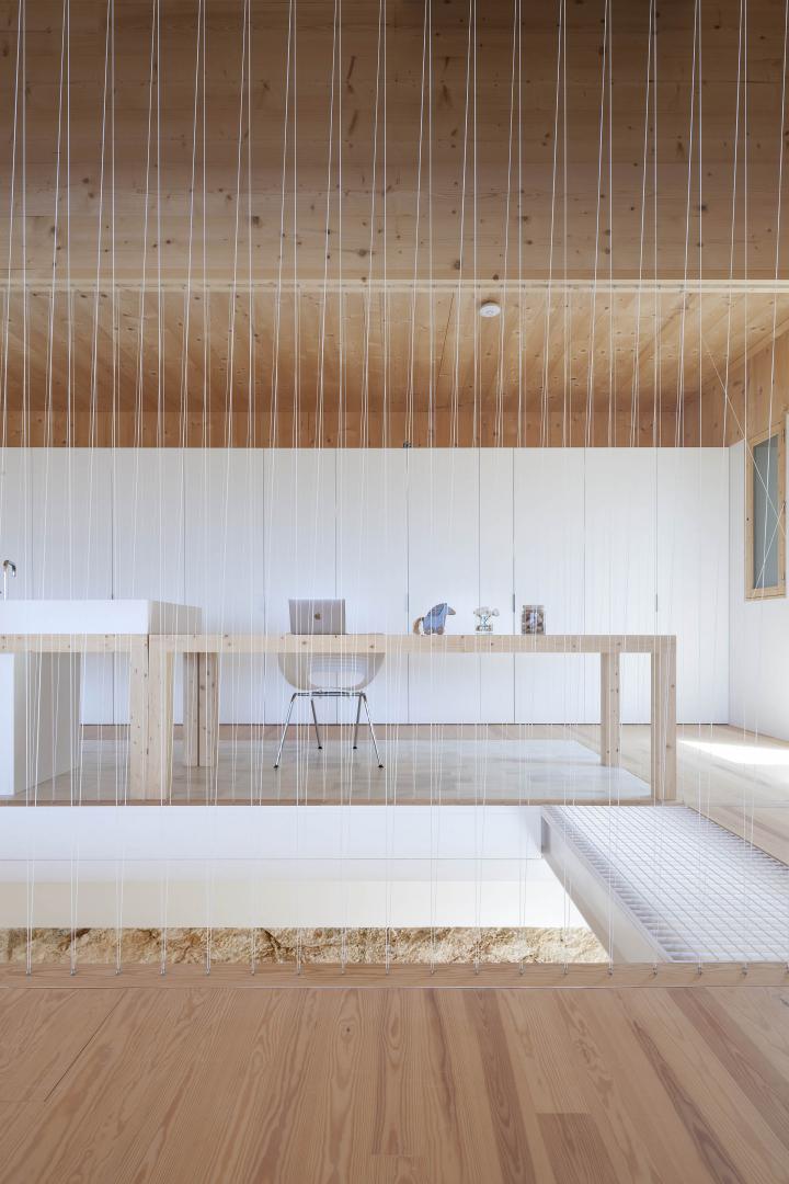 Bioclimatic systems for a wooden villa