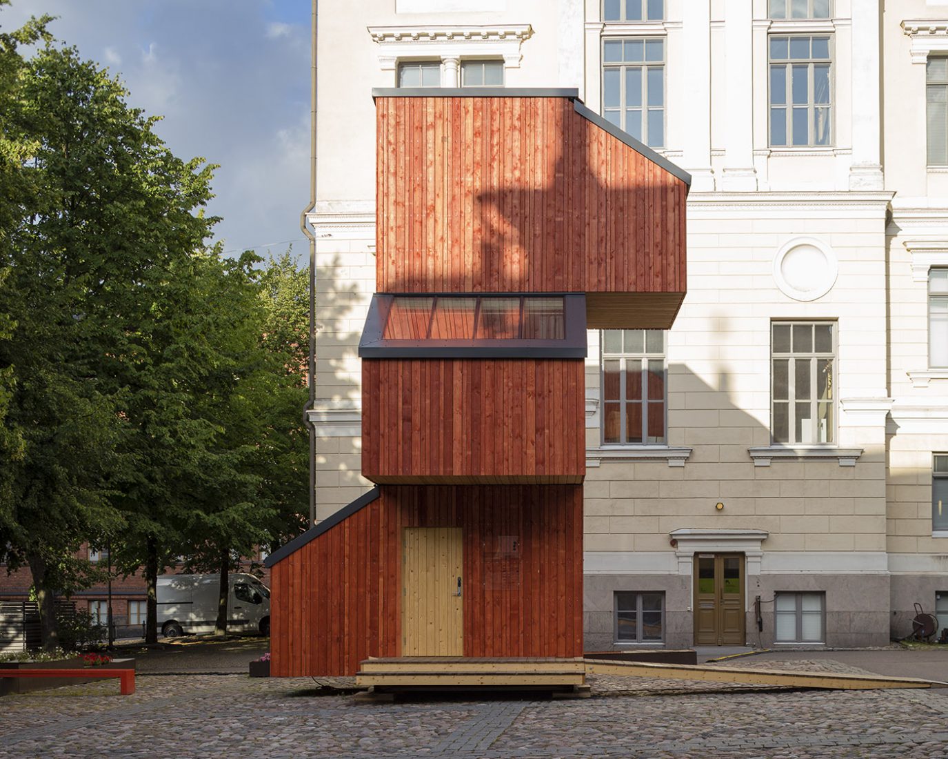 Prefabricated modules in wood