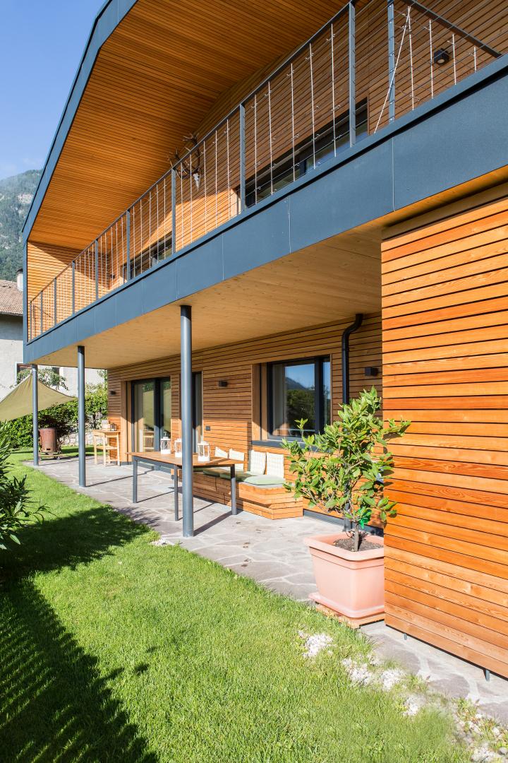 Villa de madera moderna