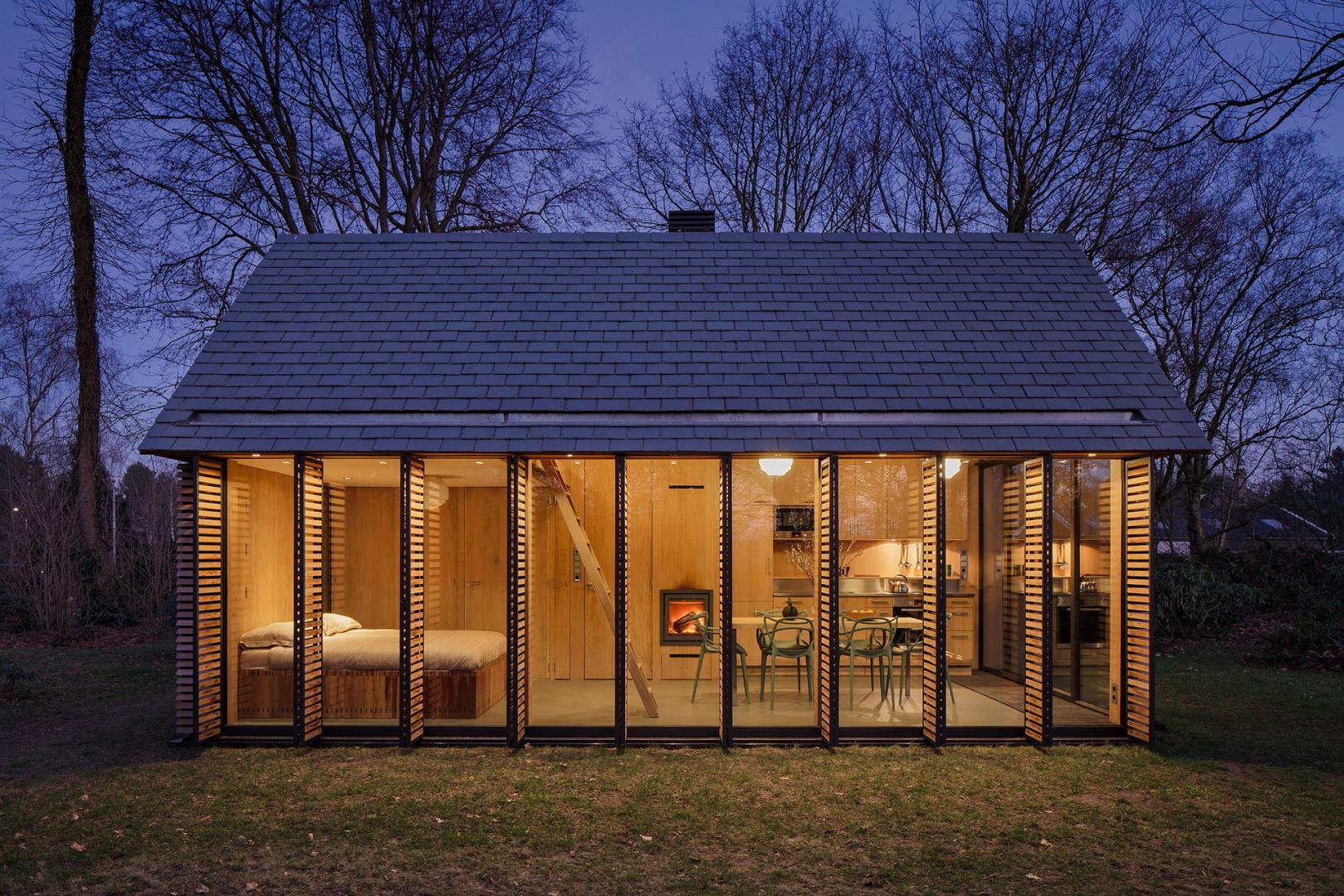 Cottage with traditional shapes