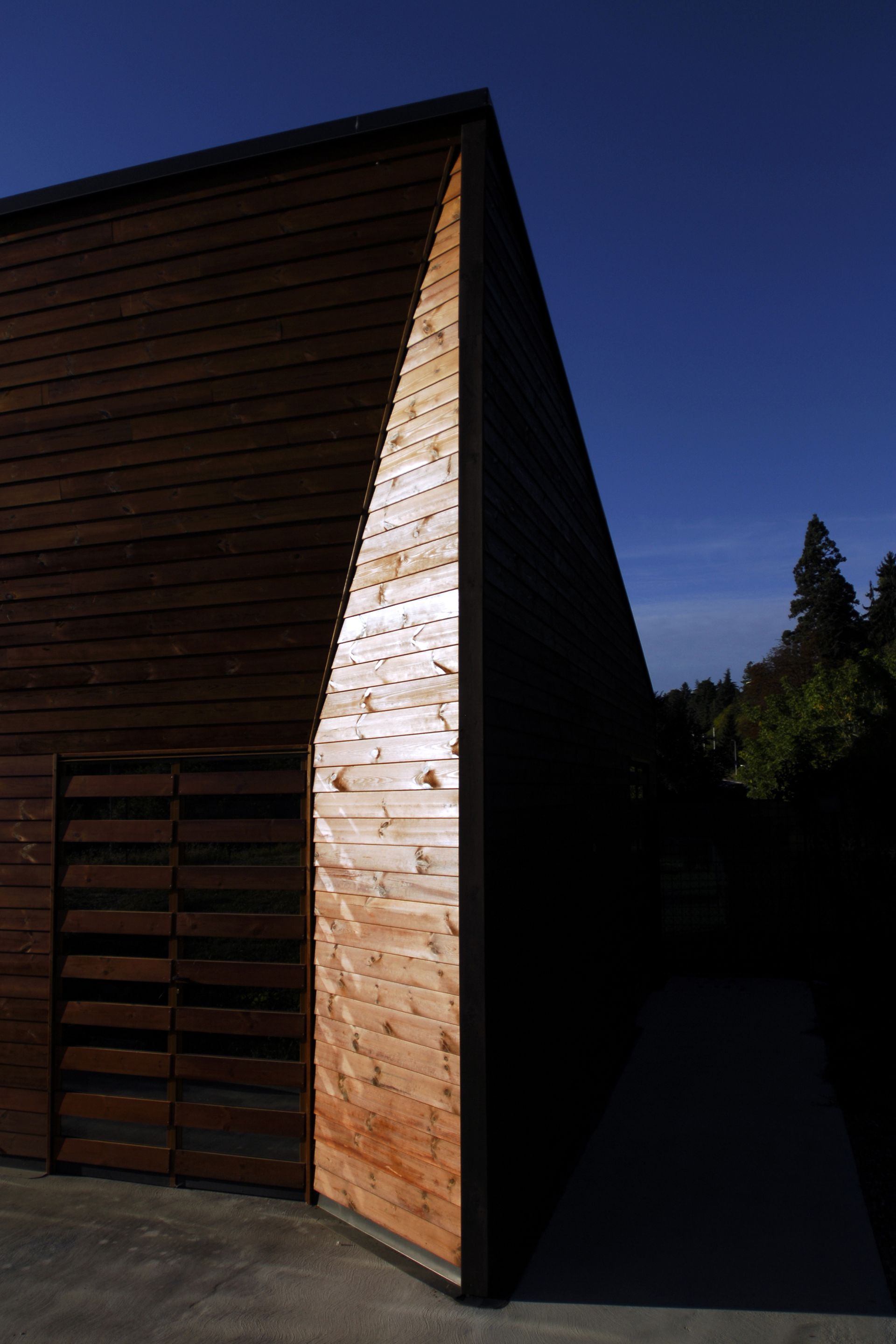 Garage in legno