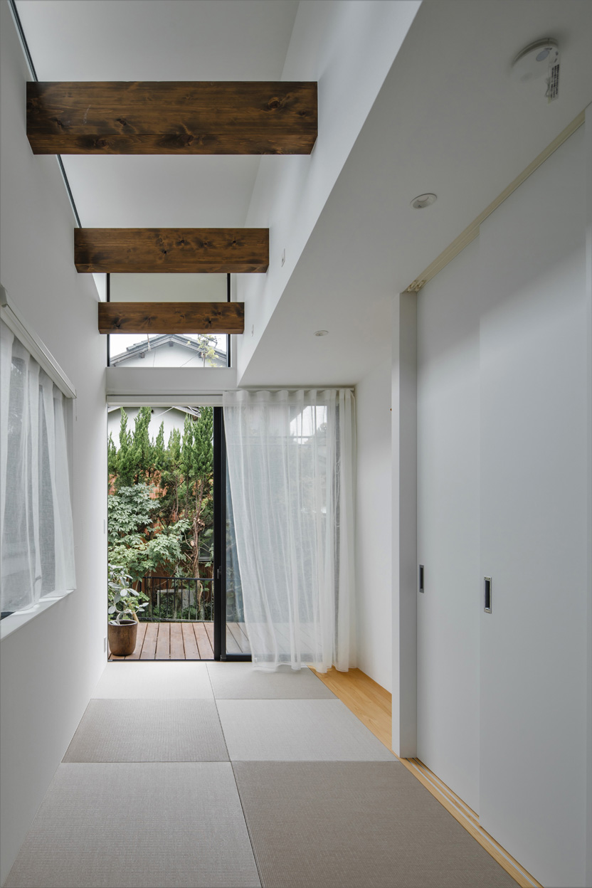 Small and compact wooden house