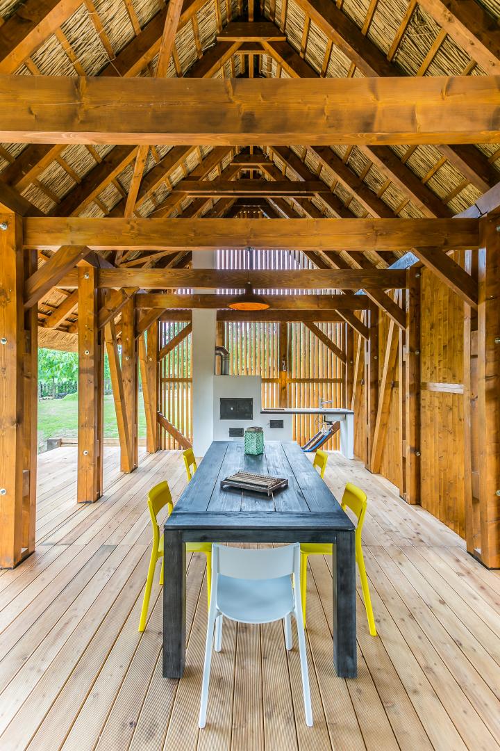 Traditional wooden outbuilding