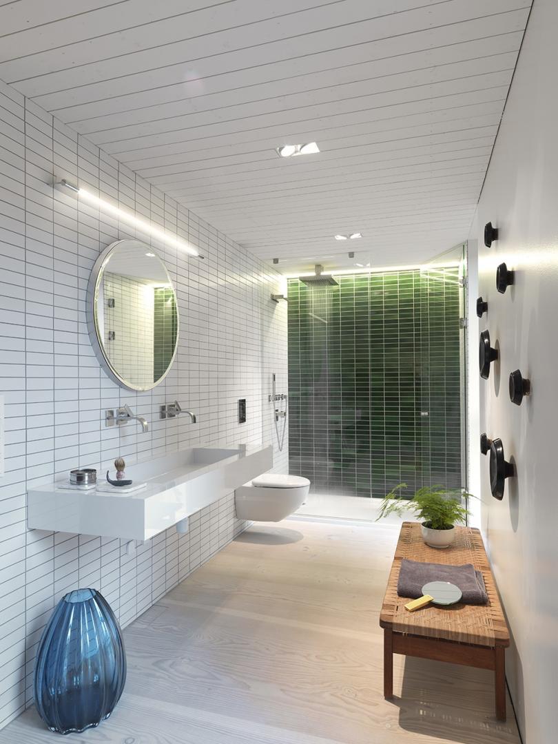 Villa in legno dalle forme contemporanee