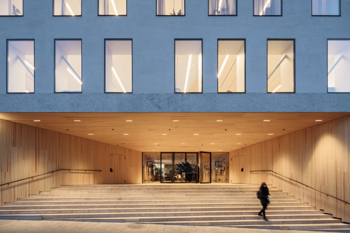 New space of the University of Helsinki in wood