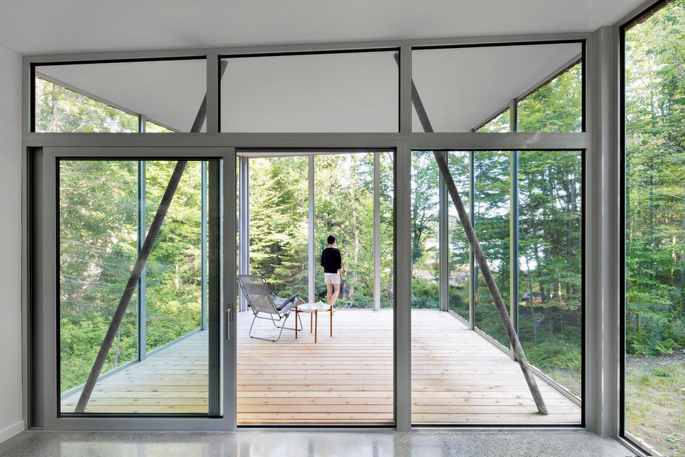 Villa in legno contemporanea