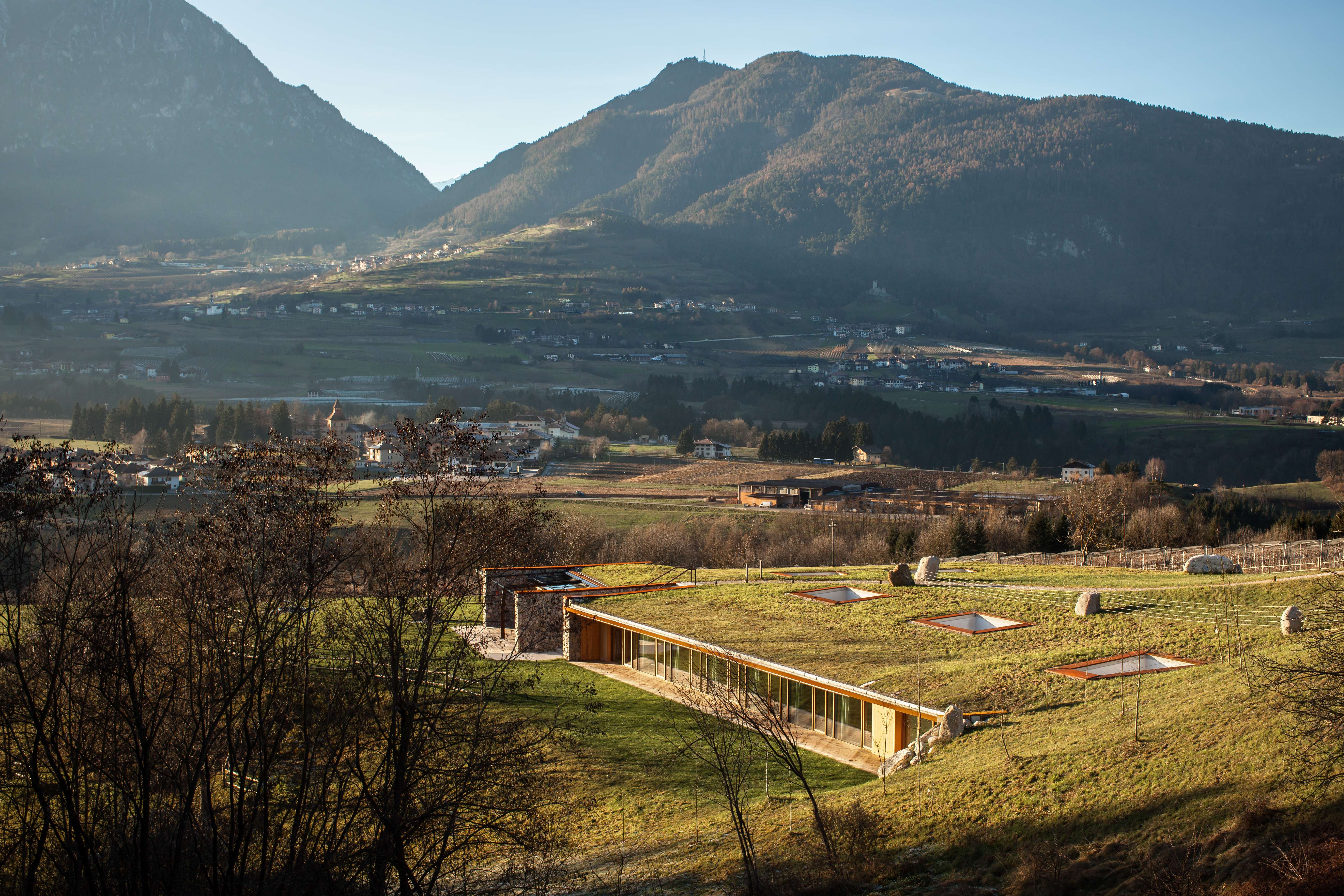 Agriturismo perfettamente inserito nel paesaggio