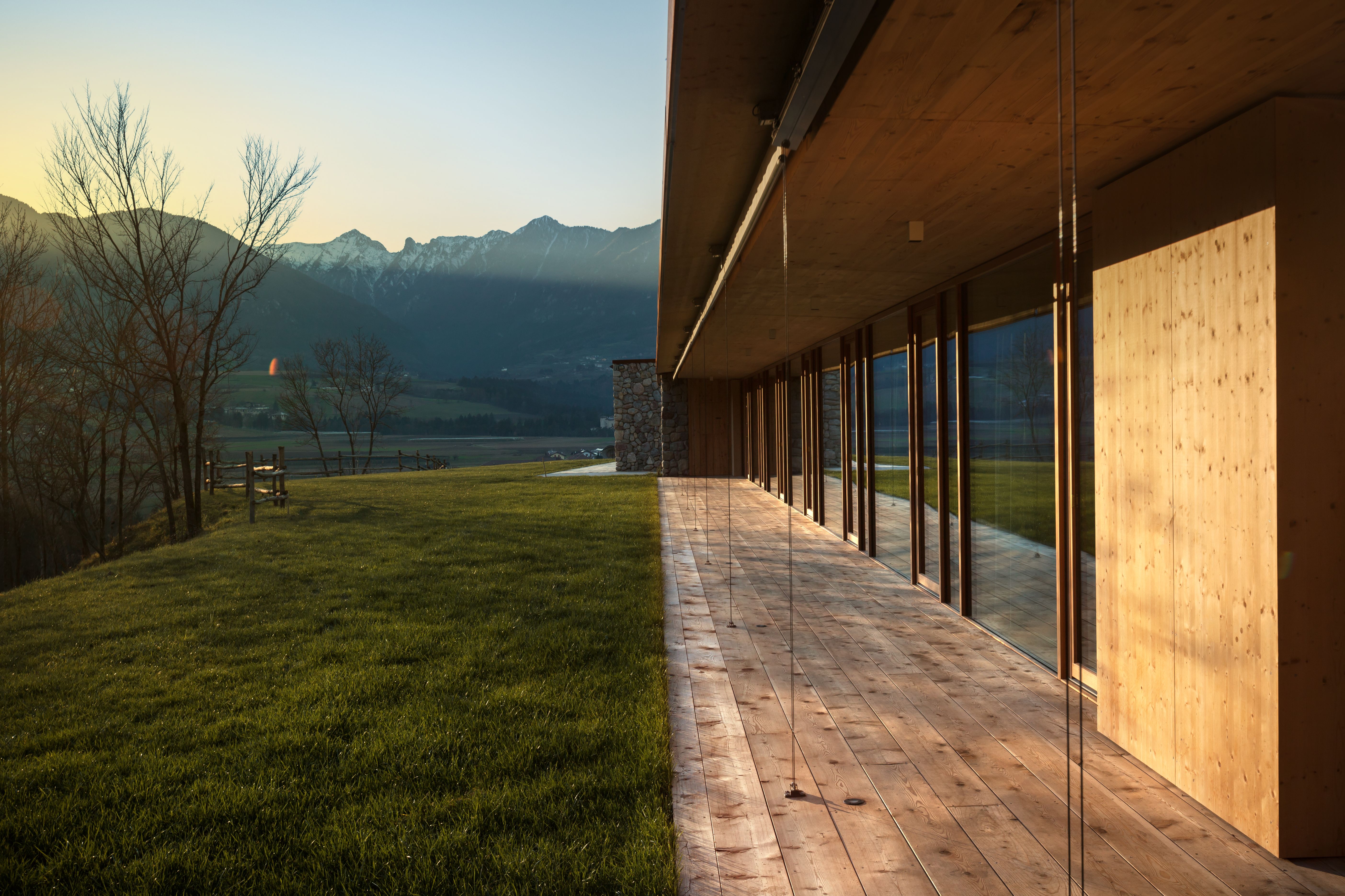 Agriturismo perfettamente inserito nel paesaggio