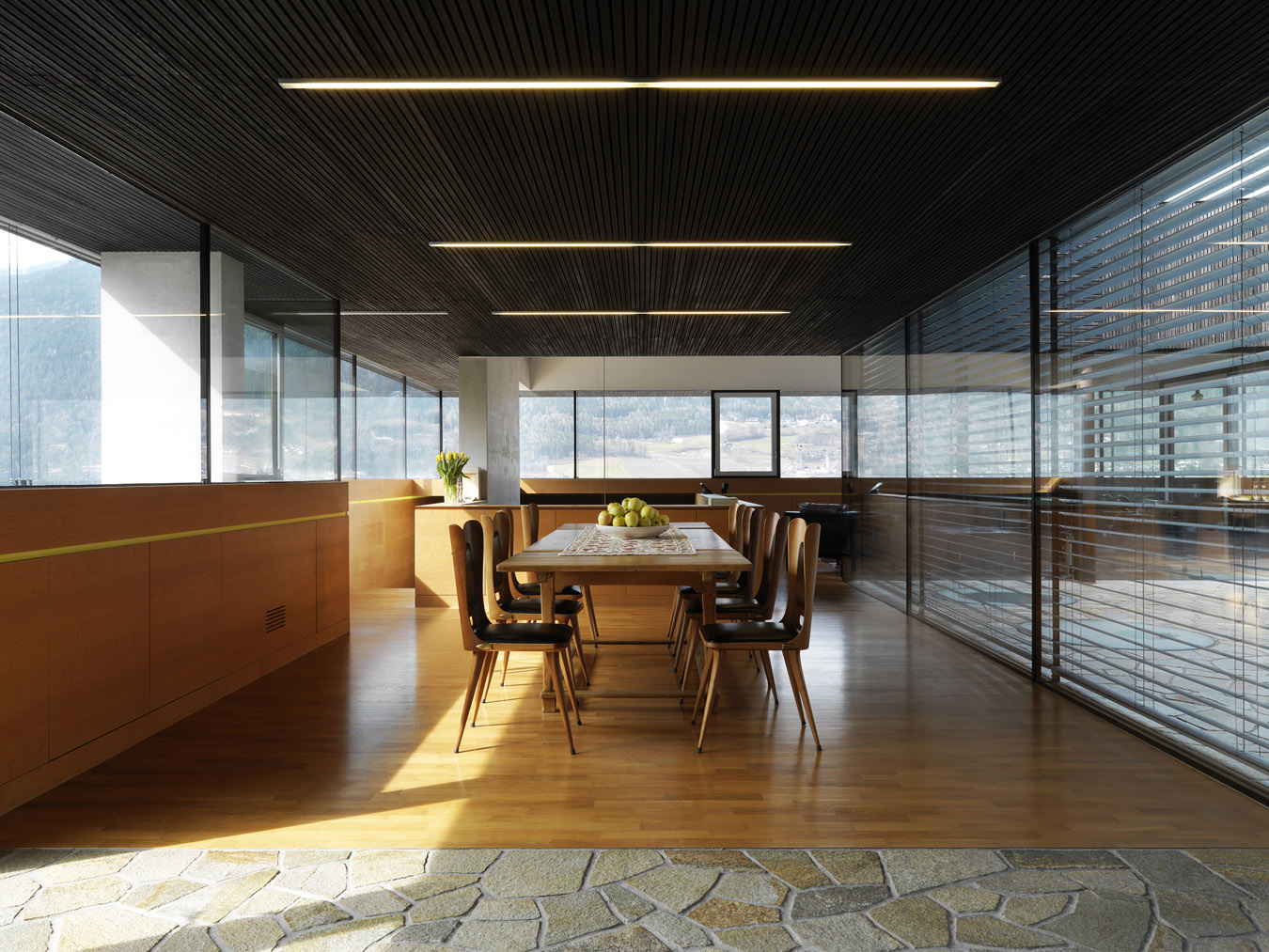 Uso del legno e avanguardia architettonica per una villa