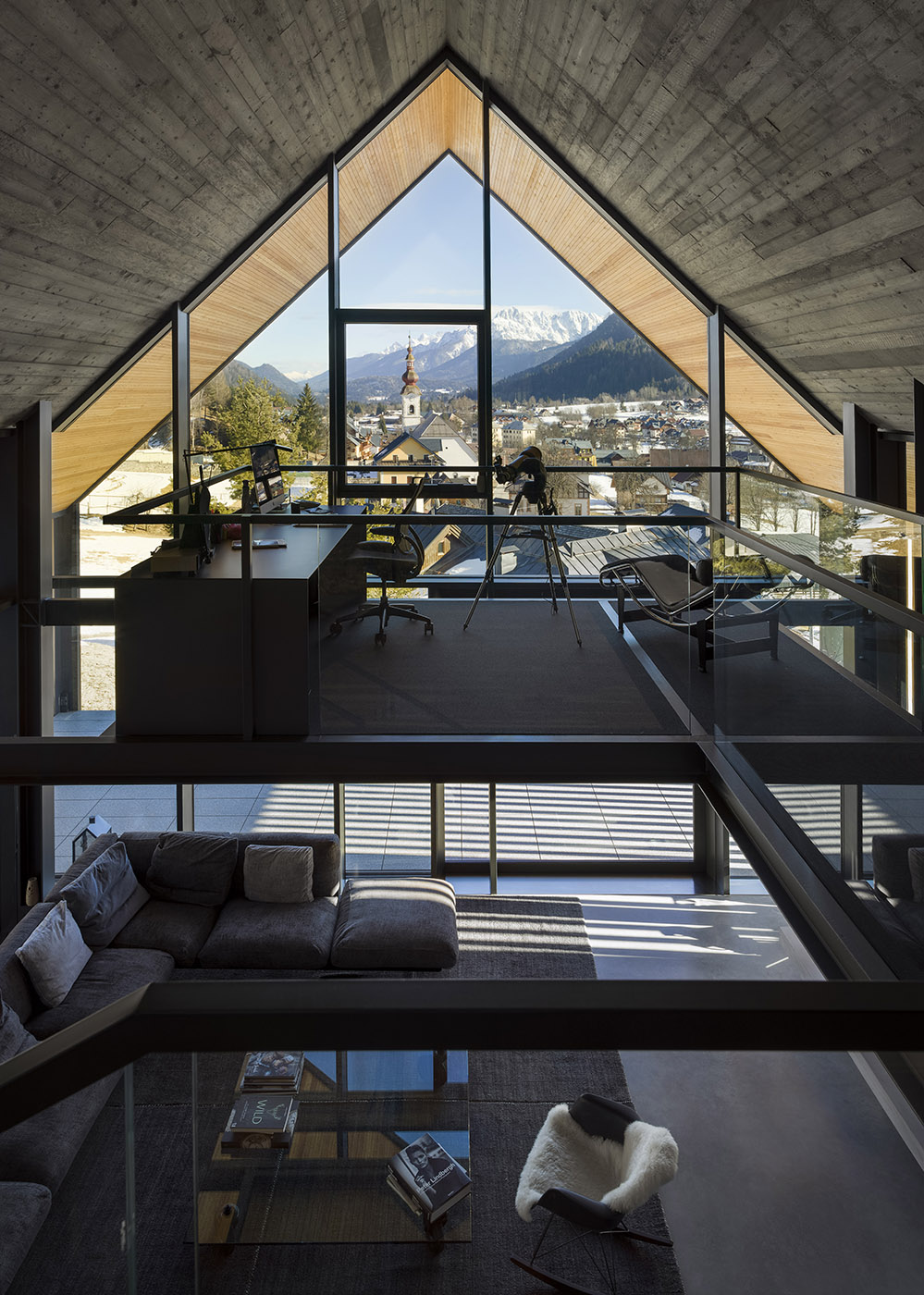 Casa per le vacanze su terreno scosceso