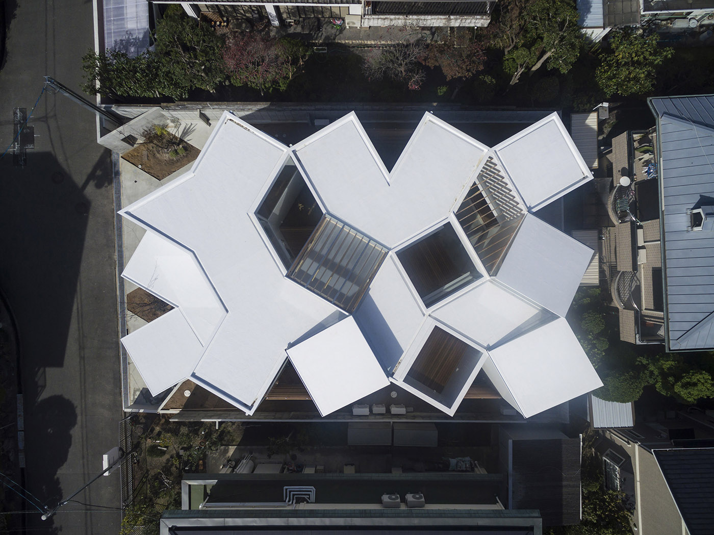 Home of prismatic architecture