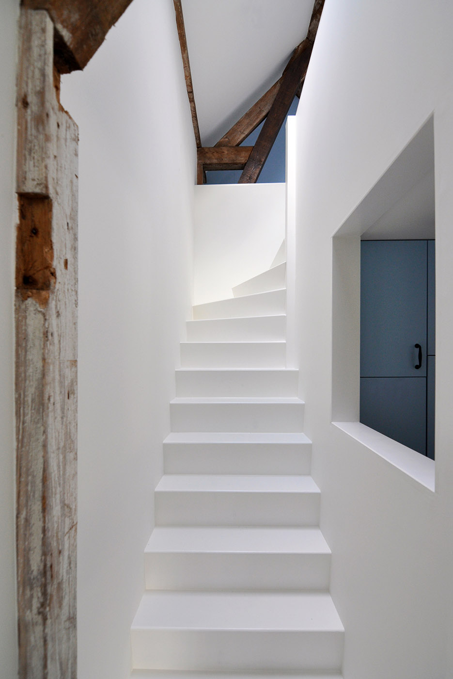 Interno abitazione struttura in legno a vista