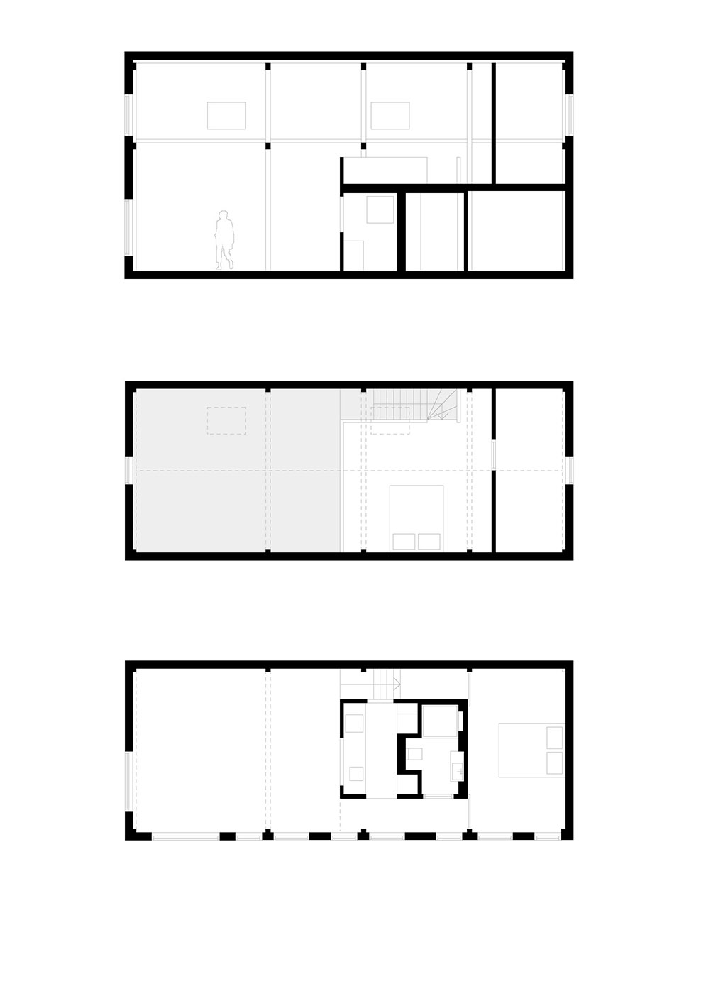 Interno abitazione struttura in legno a vista