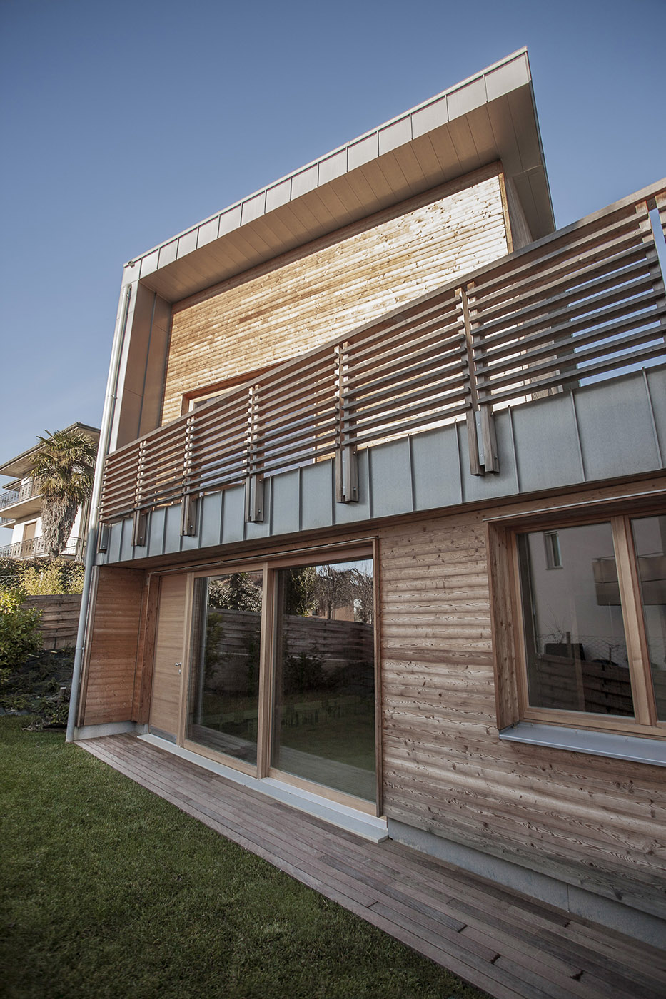 edificio multipiano Lignoalp rivestimento facciata e struttura