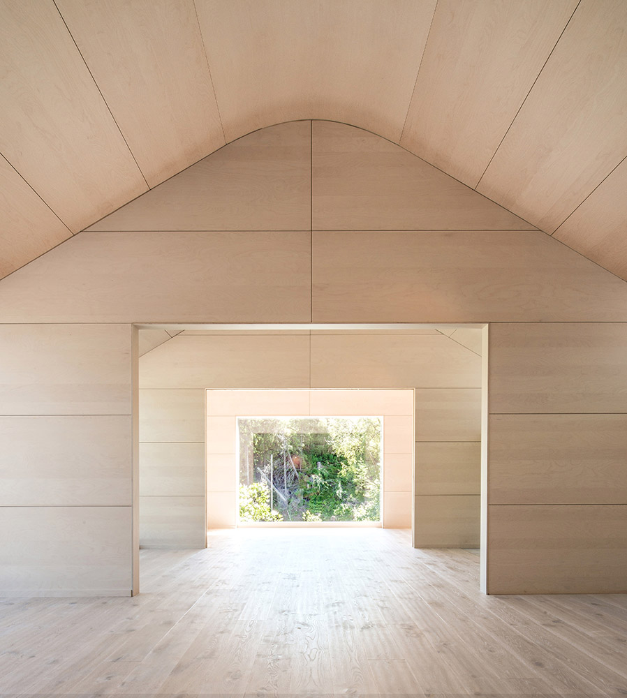 Interno abitazione in legno