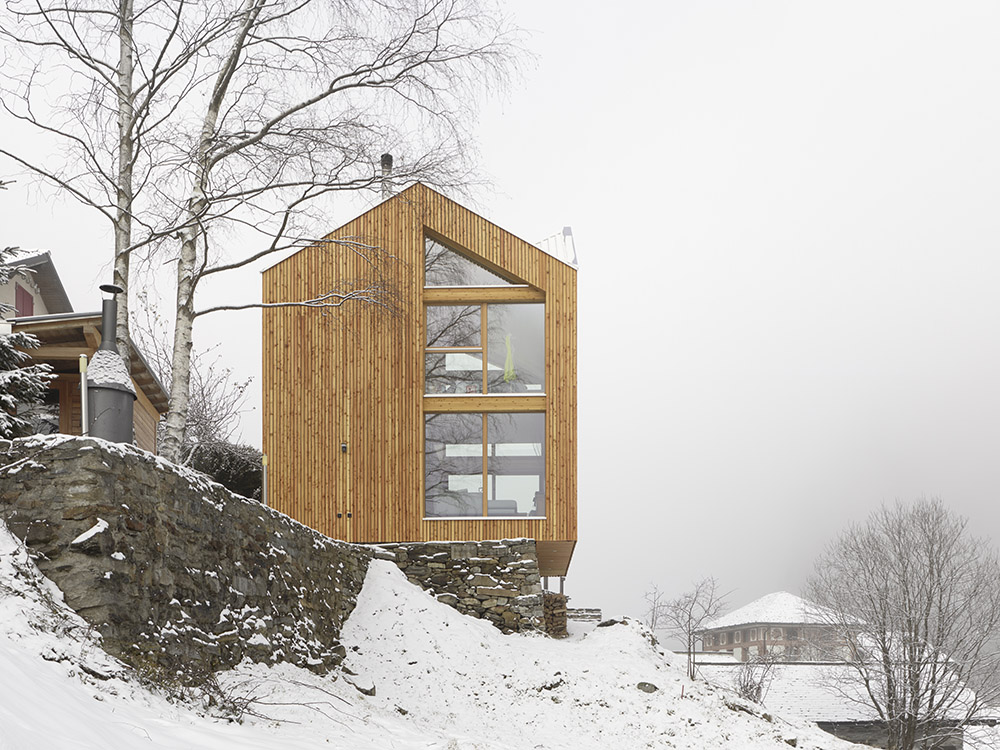 Architecture in the heart of the Swiss Alps