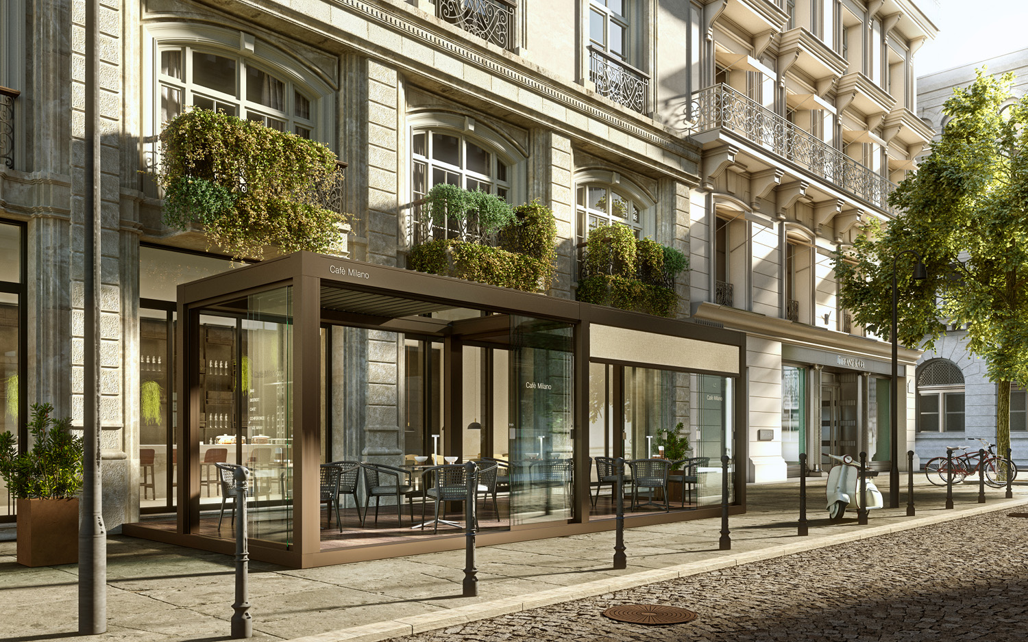 Pérgolas y Pratic al aire libre para Horeca y Hotellerie