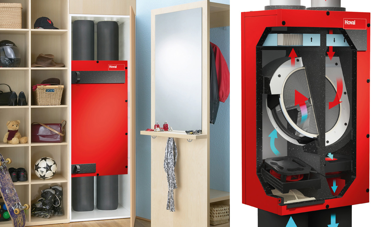 Sistemas de ventilación mecánica controlados por Hoval