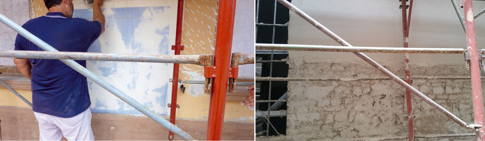 Renovación de edificios en revestimientos y pinturas