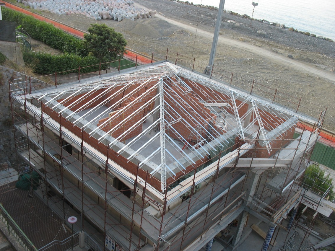 Techo de acero prefabricado
