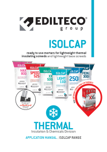ISOLCAP 250 - manual of use and application