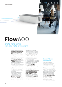 FLOW 600-Scheda tecnica