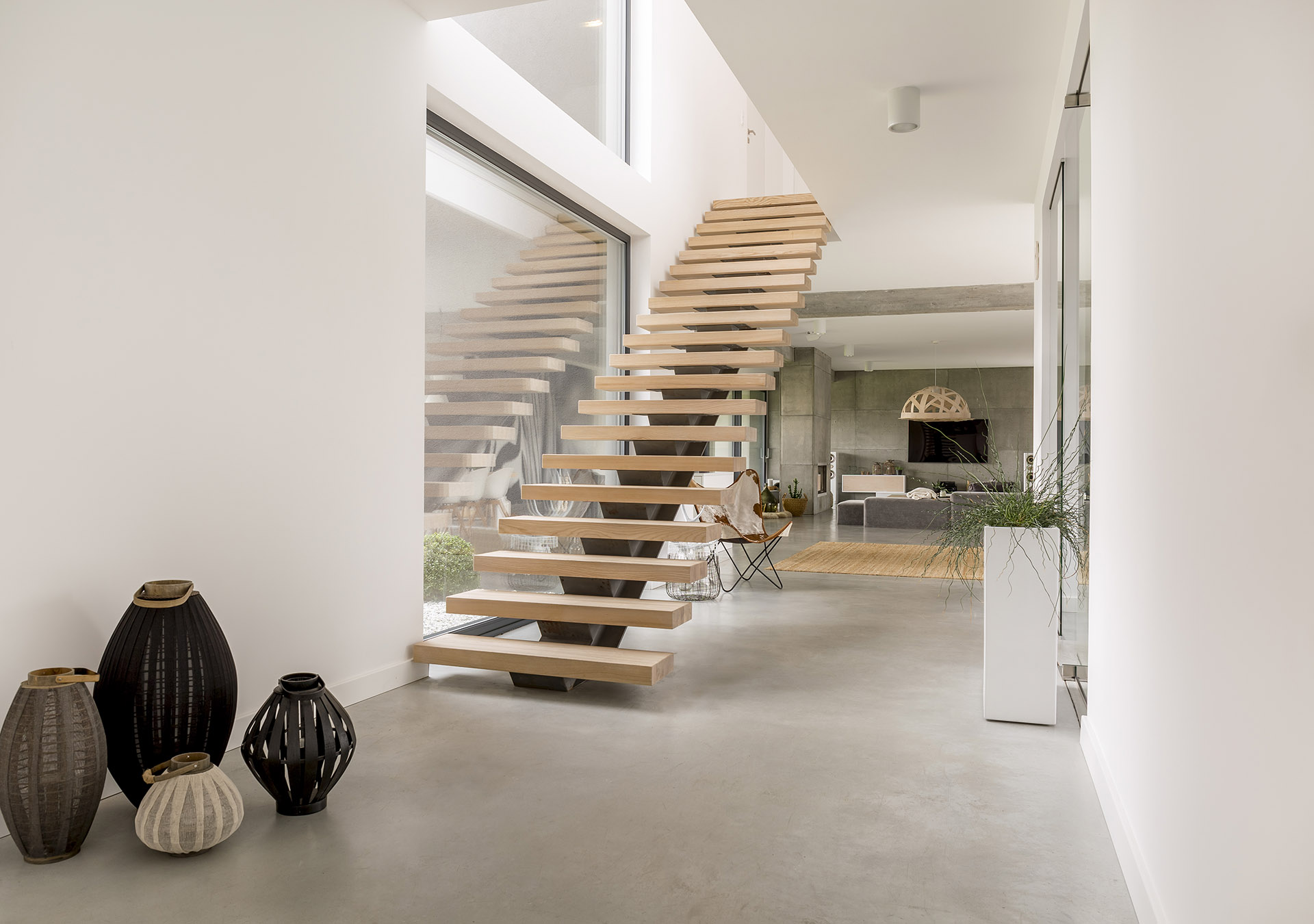 Materials for stairs and elevators