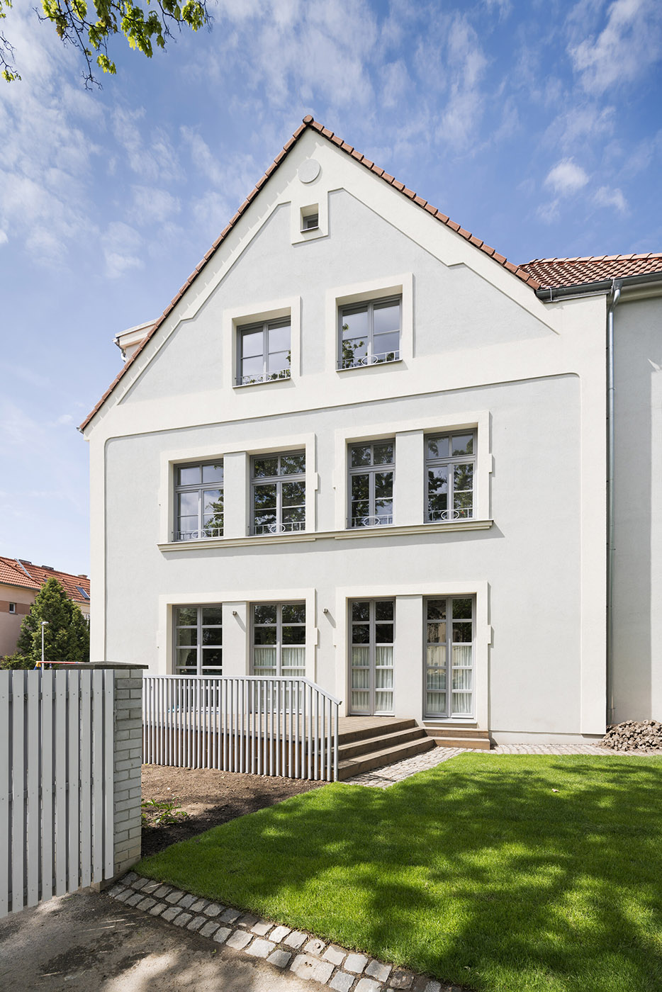 Historic villa in Prague. Reconstruction for the co-living of three families