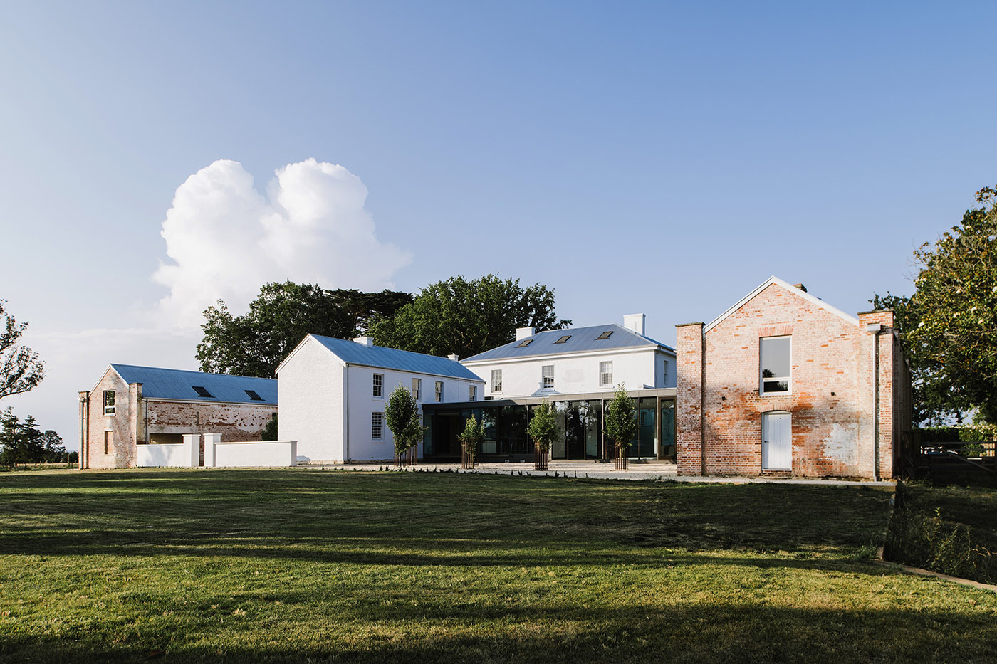 Symmons Plains Homestead: austere Georgian heritage grappling with a renovation shaped by modern trends