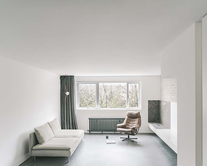 Restyling of a Maisonette in Notting Hill. Design for a physical experience of space