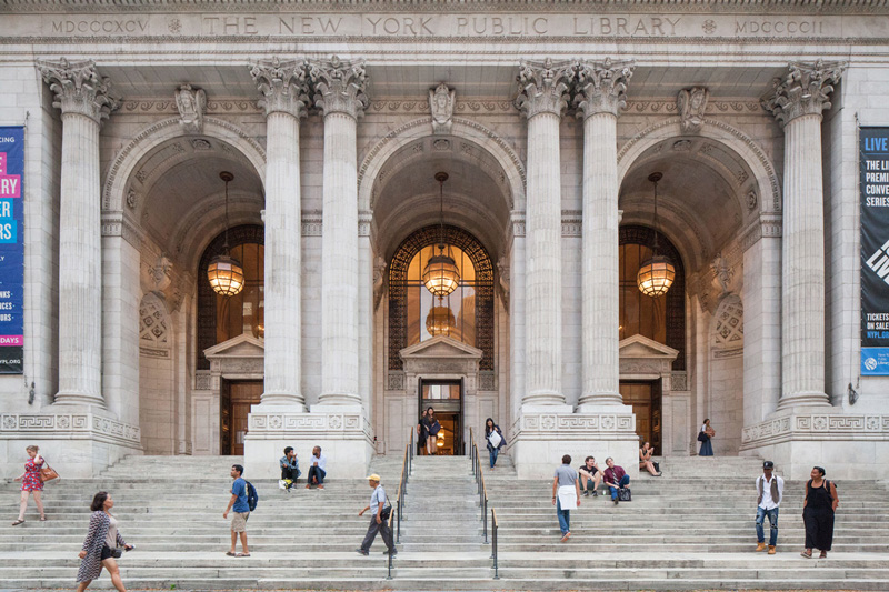 external historical public library