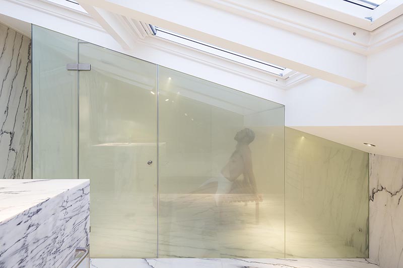 Blank interior staircase
