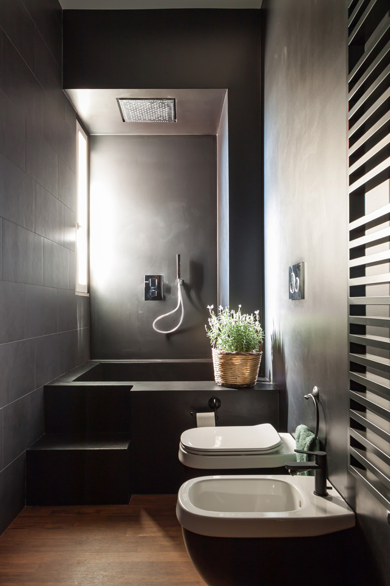 corridoio ingresso verso open space living