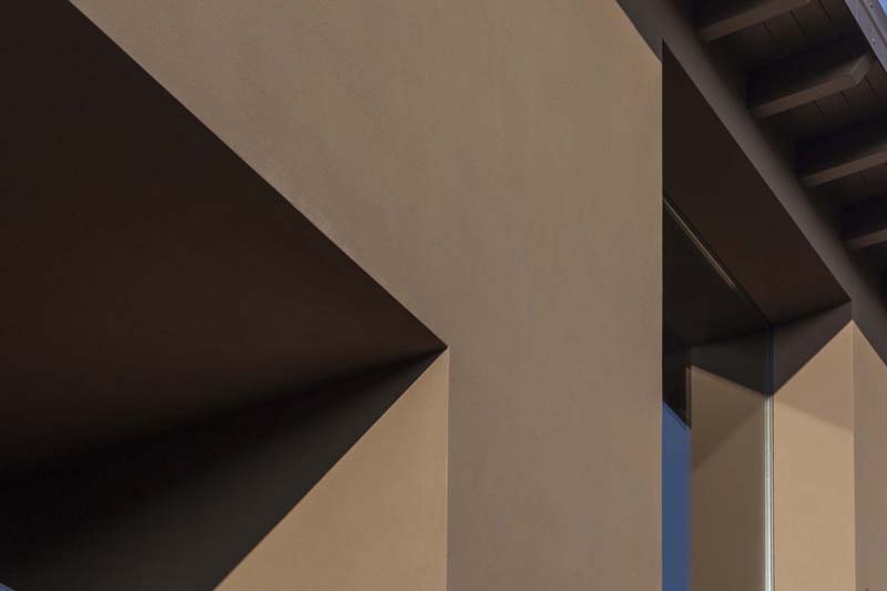 The arches and the new rectangular glass openings