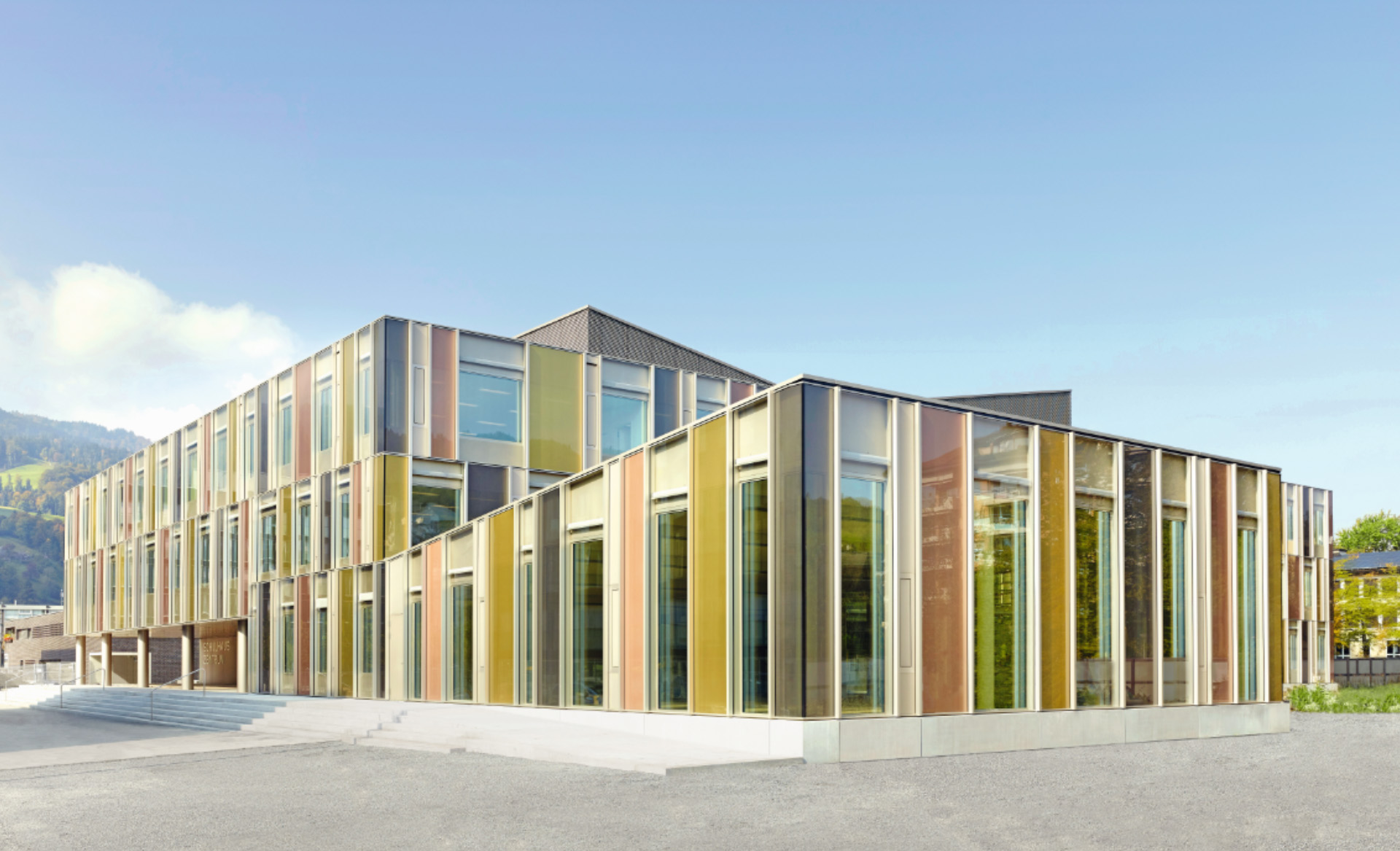 Colored school in Switzerland