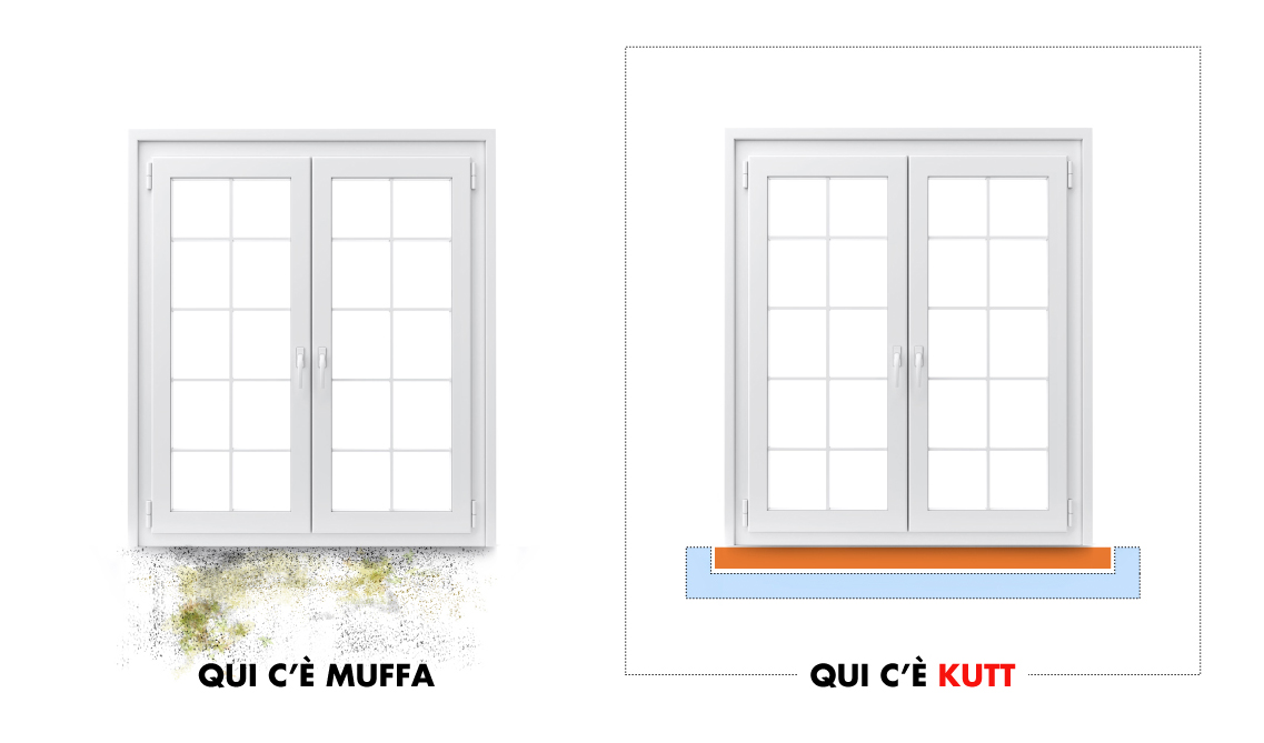 Buon isolamento del davanzale