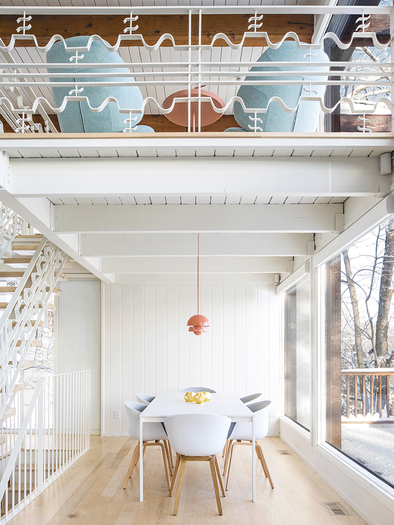Vivienda de los rasgos de la arquitectura escandinava