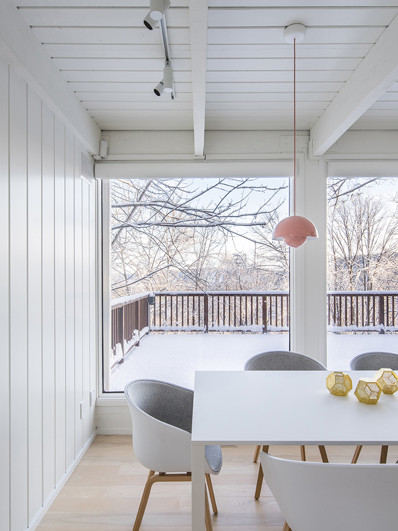 Vivienda de los rasgos de la arquitectura escandinava
