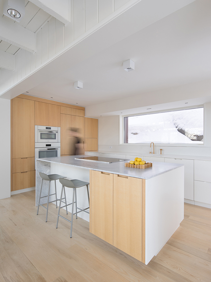 Vivienda de los rasgos de la arquitectura escandinava
