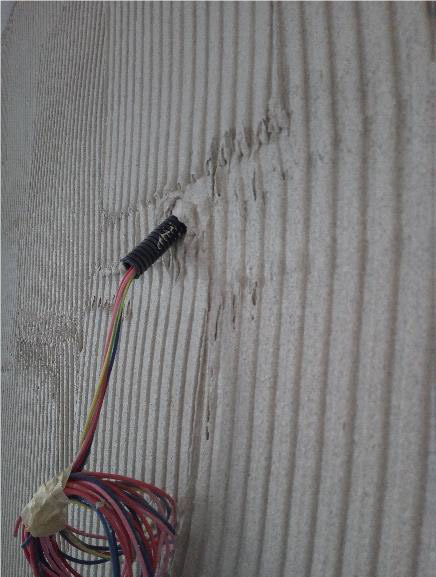 dettagli cappotto stesura della malta di finitura