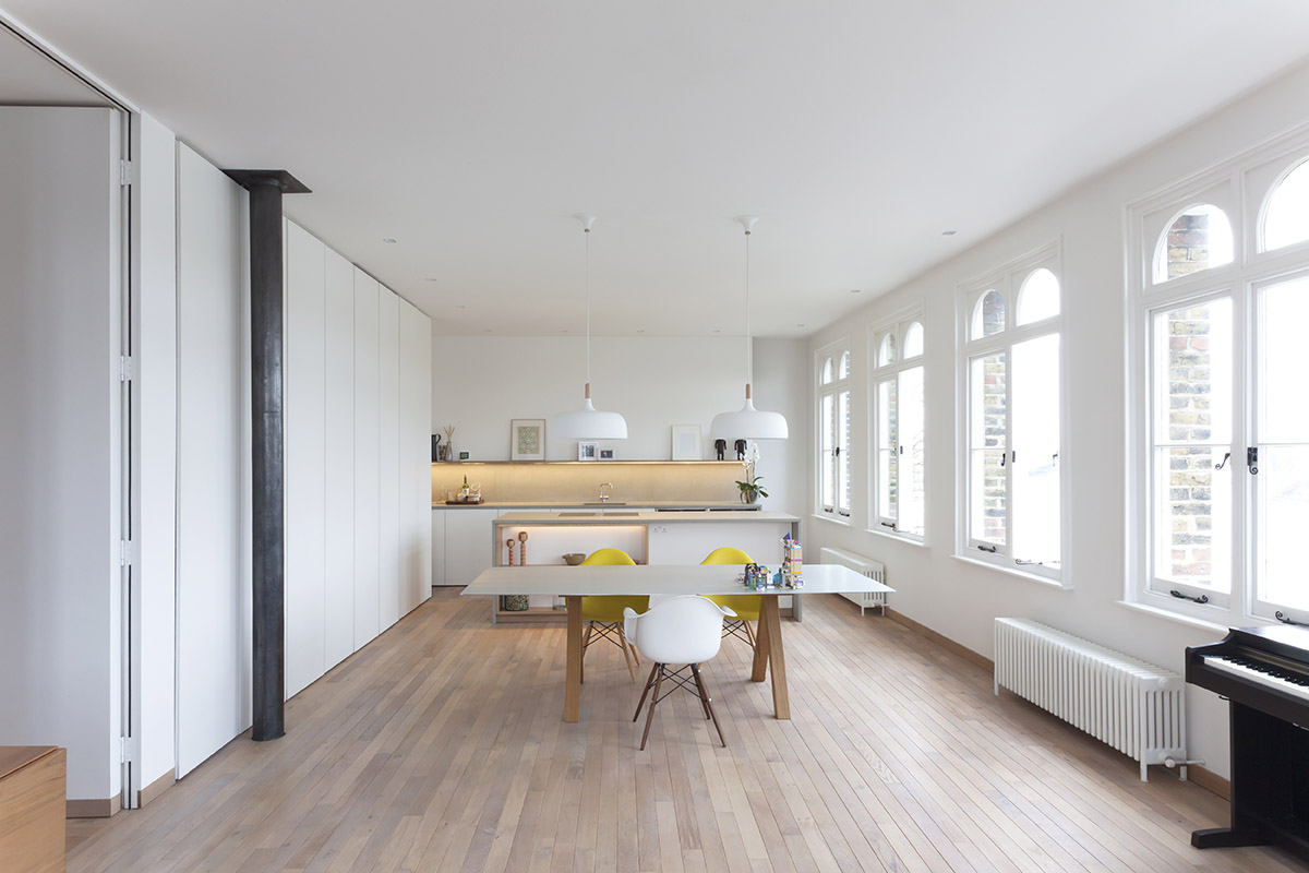 dining room wooden floor