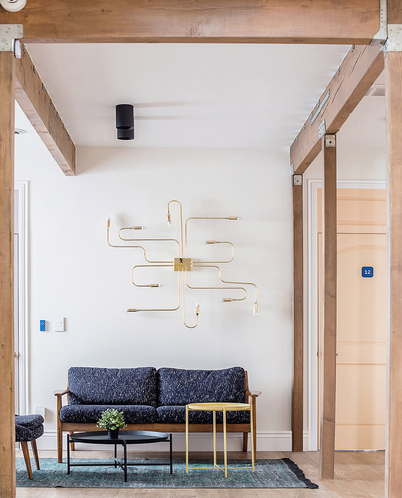 Interior de un co-living